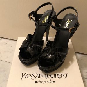 YSL Tribute-Black Patent Leather
